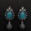 Ekaashi Emerald Gem Jhumkas