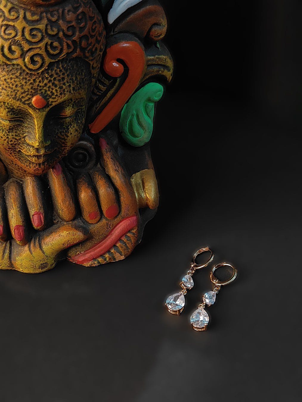 Ekaashi Teardrop Crystal Drops - Image 5