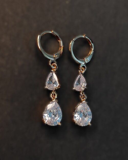 Ekaashi Teardrop Crystal Drops